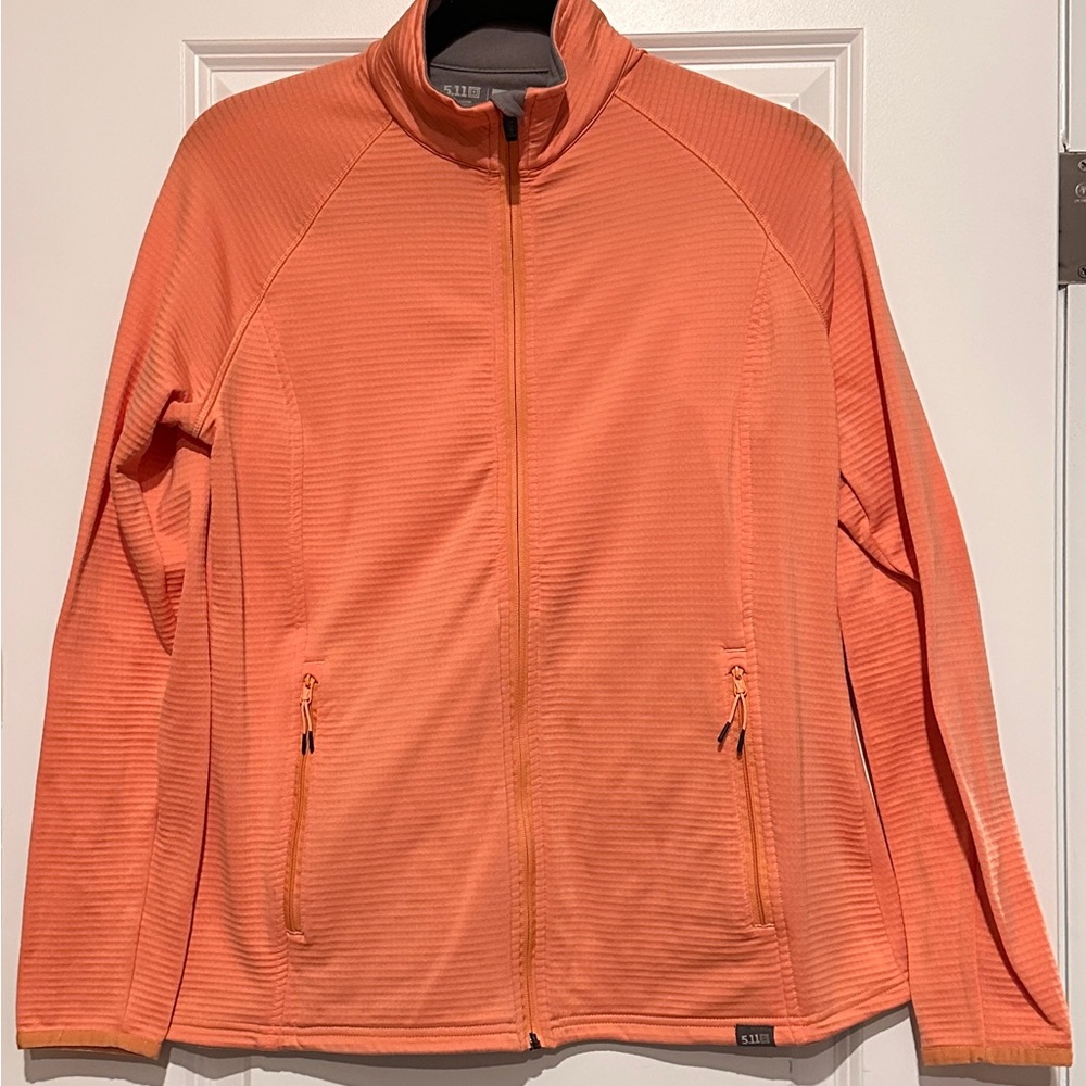5.11 Tactical Women's Orange Full-Zip Utility Jacket
